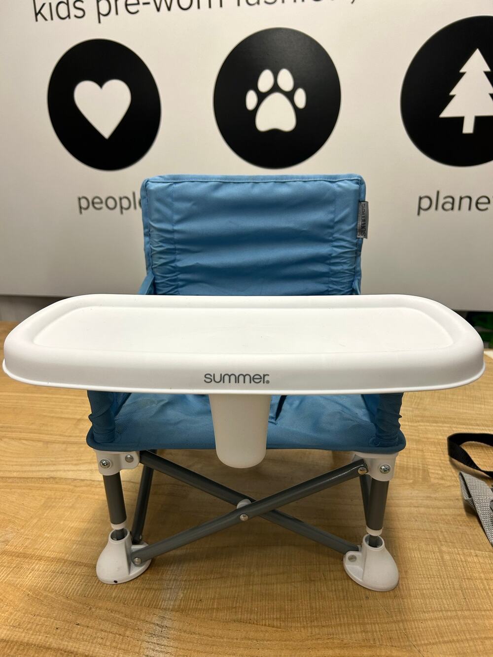 Summer Bright Starts Pop 'N Sit Portable Booster Chair Green